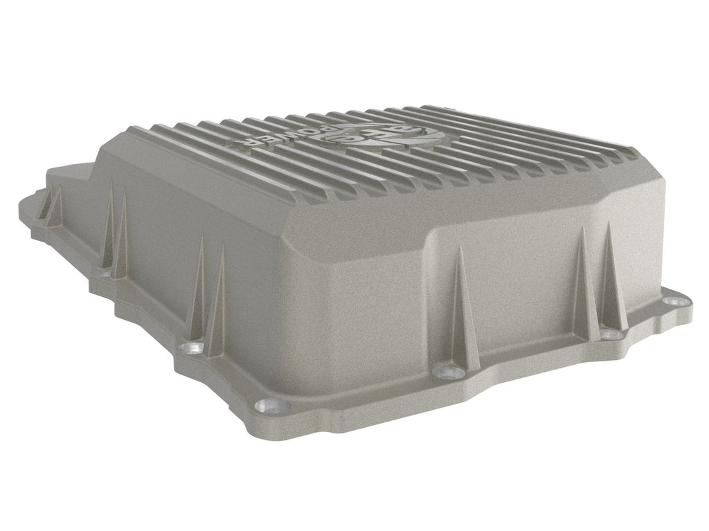 aFe POWER Street Series Raw Transmission Pan w/ Machined Fins - Ram 1500 TRX 2021-2024 / Grand Cherokee Trackhawk 2018-2021