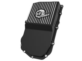 aFe POWER Pro Series Black Transmission Pan w/ Machined Fins - Ram 1500 TRX 2021-2024 / Grand Cherokee Trackhawk 2018-2021