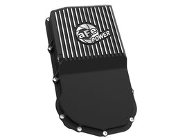 aFe POWER Pro Series Black Transmission Pan w/ Machined Fins - Ram 1500 TRX 2021-2024 / Grand Cherokee Trackhawk 2018-2021