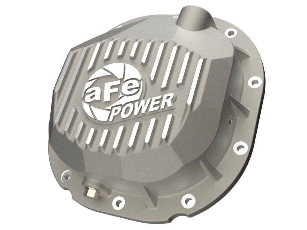 aFe Raw Rear Differential Cover w/ Machined Fins - Various Ford Models 1990-2014
