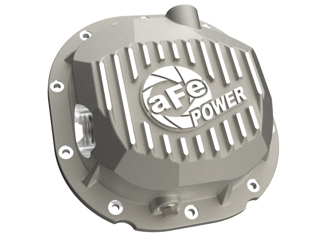 aFe Raw Rear Differential Cover w/ Machined Fins - Various Ford Models 1990-2014