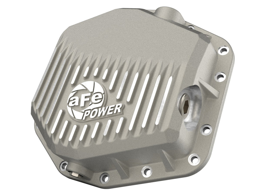 aFe Raw Rear Diff Cover w/ Machined Fins - Ford Bronco Raptor 2022-2025