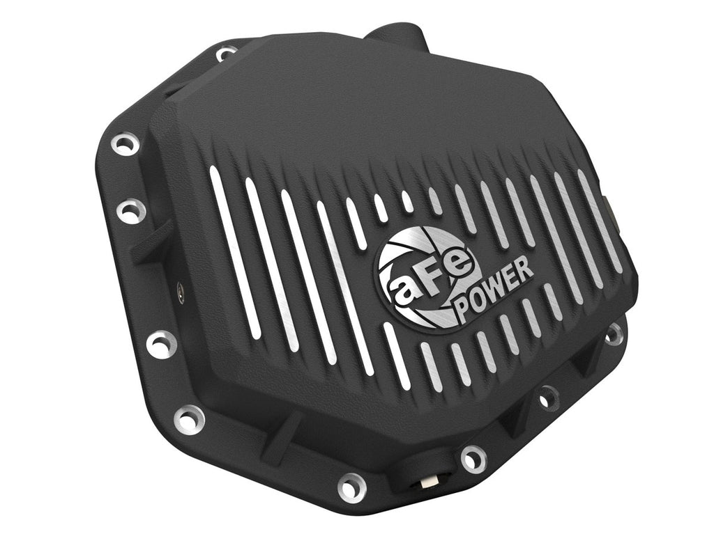 aFe POWER Pro Series Rear Differential Cover Black w/ Machined Fins - Ford Bronco Raptor 2022-2025 3.0L