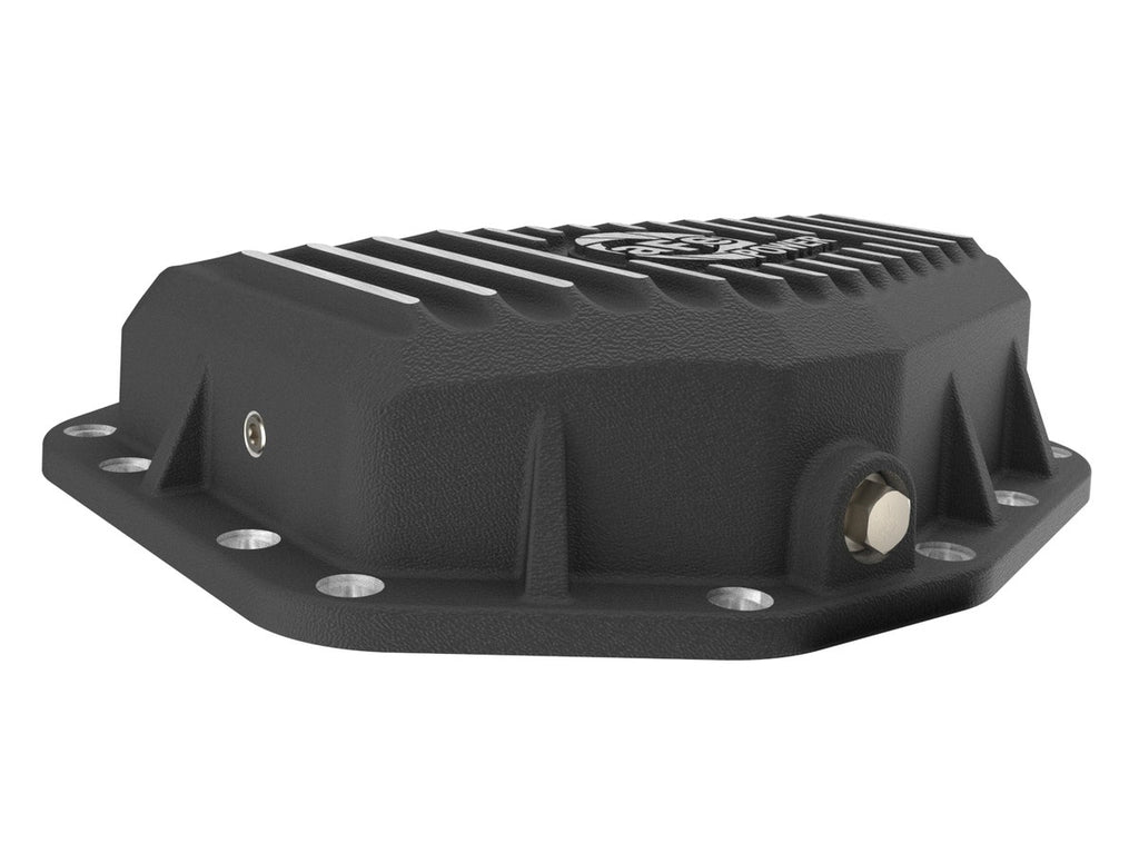 aFe POWER Pro Series Rear Differential Cover Black w/ Machined Fins - Ford Bronco Raptor 2022-2025 3.0L