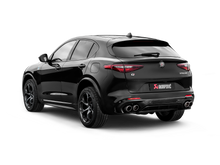 Load image into Gallery viewer, Akrapovic Titanium Slip-On Line Exhaust w/ Carbon Fiber Tips - Alfa Romeo Stelvio Quadrifoglio 2018-2022