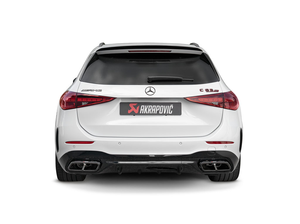 Akrapovic Titanium Slip-On Line Exhaust - Mercedes C63 AMG S E Performance (W206, S206) 2023+