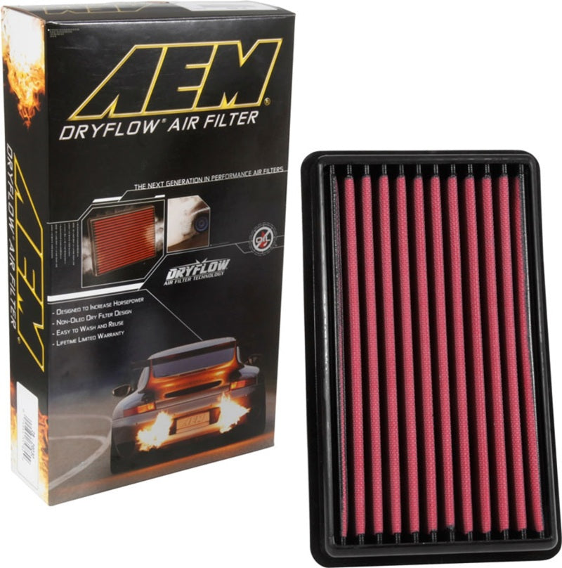 AEM DryFlow Air Filter - Multiple Subaru Fitments