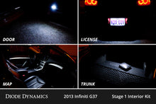 Load image into Gallery viewer, Diode Dynamics Stage 2 Interior LED Conversion Kit - Infiniti G37 Coupe 2008-2013