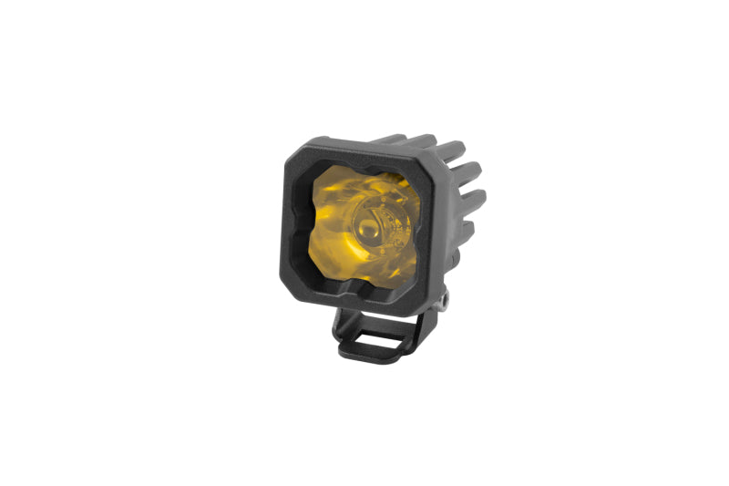 Diode Dynamics SSC1 Yellow Spot Sport ABL LED Pod (Single) - Universal Fitment