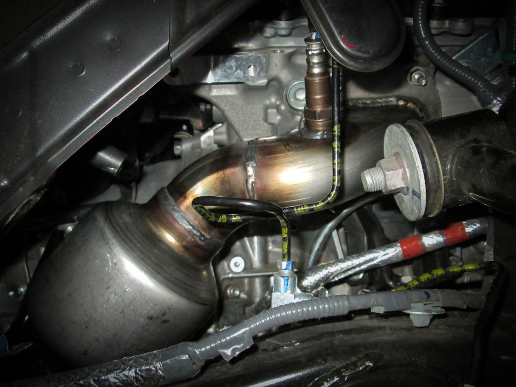 aFe Twisted Steel 409SS Catted Down Pipe - Toyota Tacoma 3.5L 2016-2019