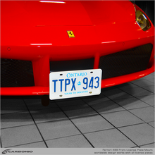 Load image into Gallery viewer, Carbonio No-Drill Front License Plate Mount - Ferrari 488 GTB / Spider 2016-2019
