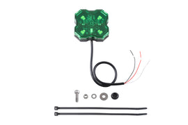Diode Dynamics Stage Series Single Color LED Green (Bare Wire) Rock Light (Single) - Universal