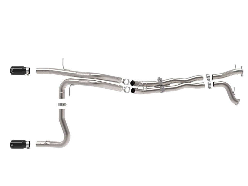 aFe Vulcan Series 3in 304SS Catback Exhaust System w/ Black Tips - Ford Bronco Raptor 2022-2026