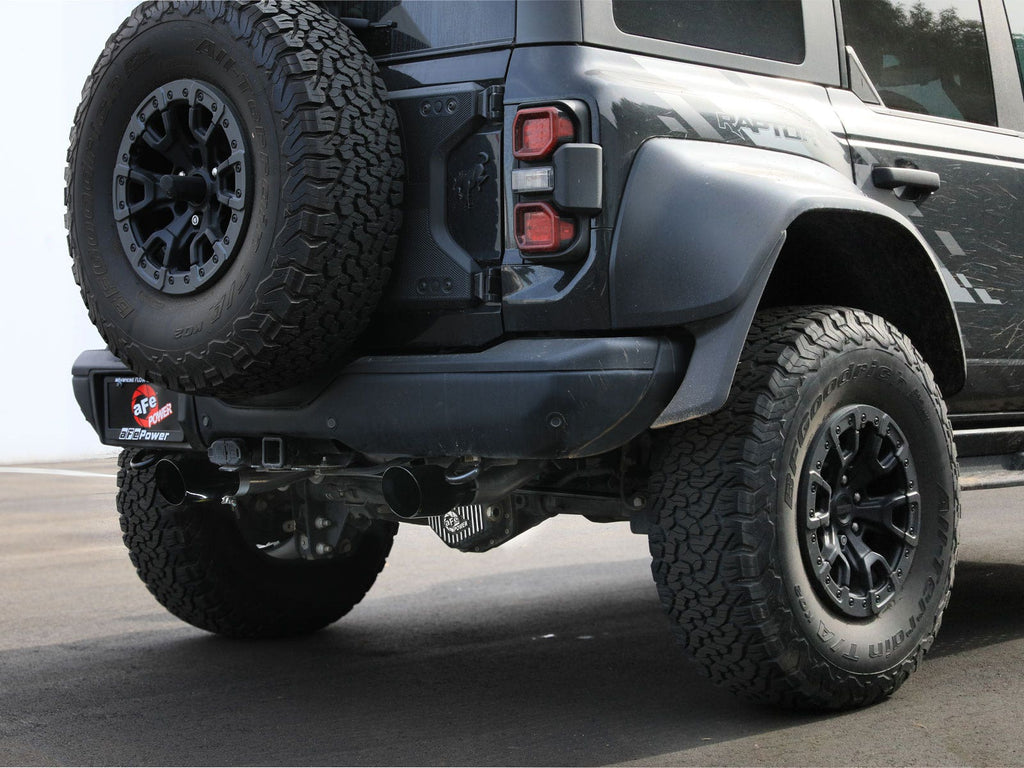 aFe Vulcan Series 3in 304SS Catback Exhaust System w/ Black Tips - Ford Bronco Raptor 2022-2026