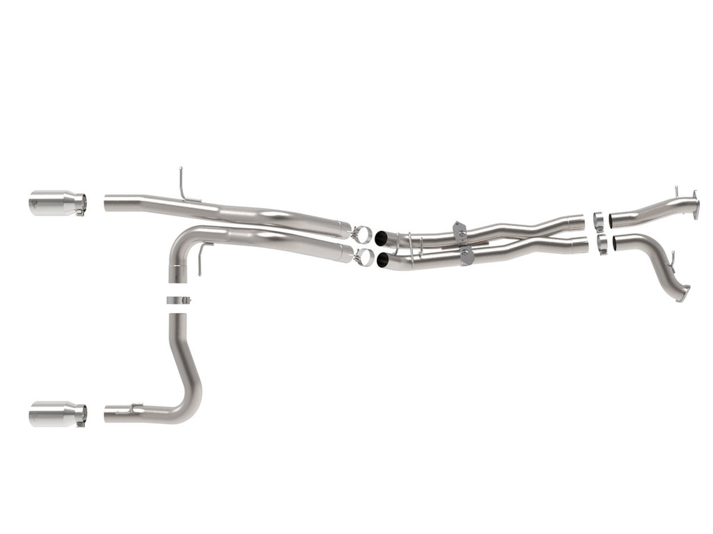 aFe Vulcan Series 3in 304SS Cat-Back Exhaust System w/ Polished Tips - Ford Bronco Raptor 2022-2026