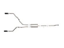 Load image into Gallery viewer, aFe Vulcan Series 3" 304SS Dual Rear Exit Catback Exhaust w/Black Tips - Ford F-150 Tremor 2021-2026