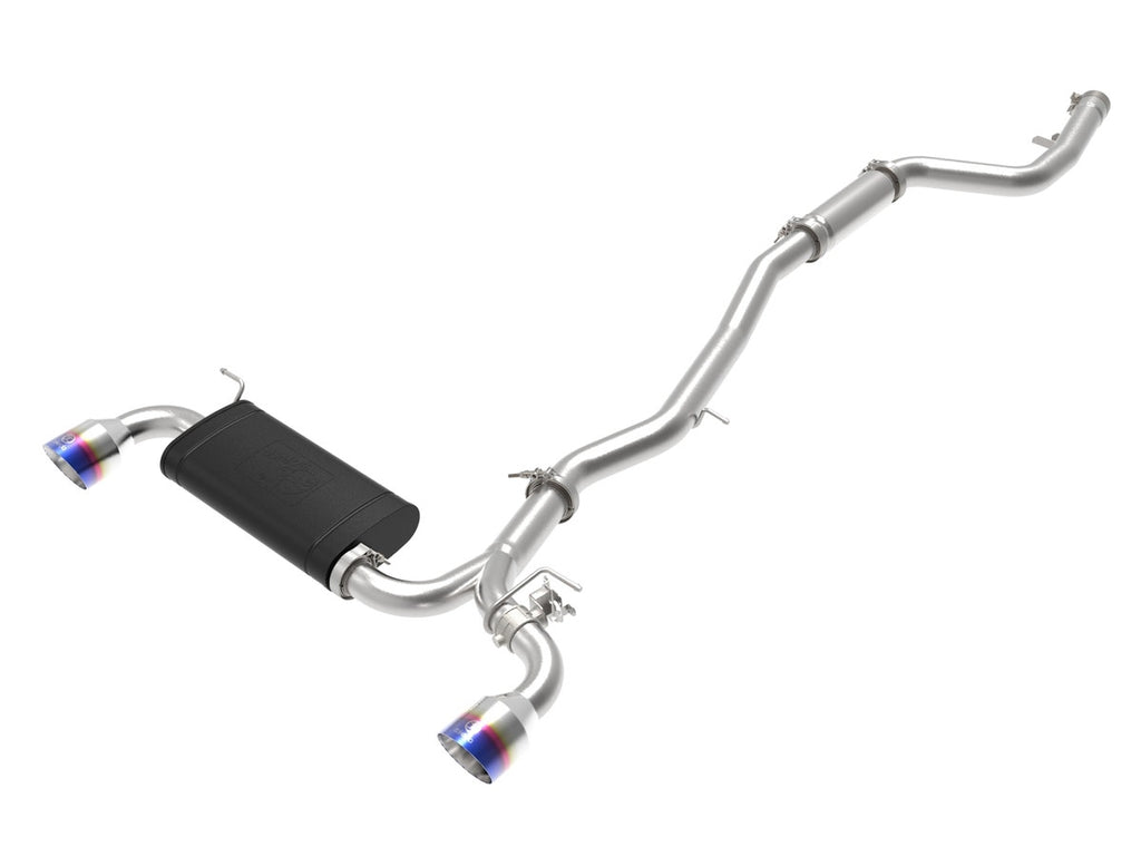 aFe POWER Takeda 3"-2.5" 304SS Catback Exhaust w/ Blue Tips - Toyota GR Supra 3.0T 2020-2026
