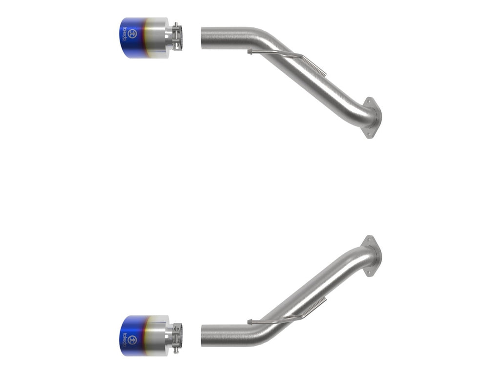 aFe Takeda Stainless Steel Axle-Back Exhaust System w/ Blue Tips - Nissan Z 2023-2026