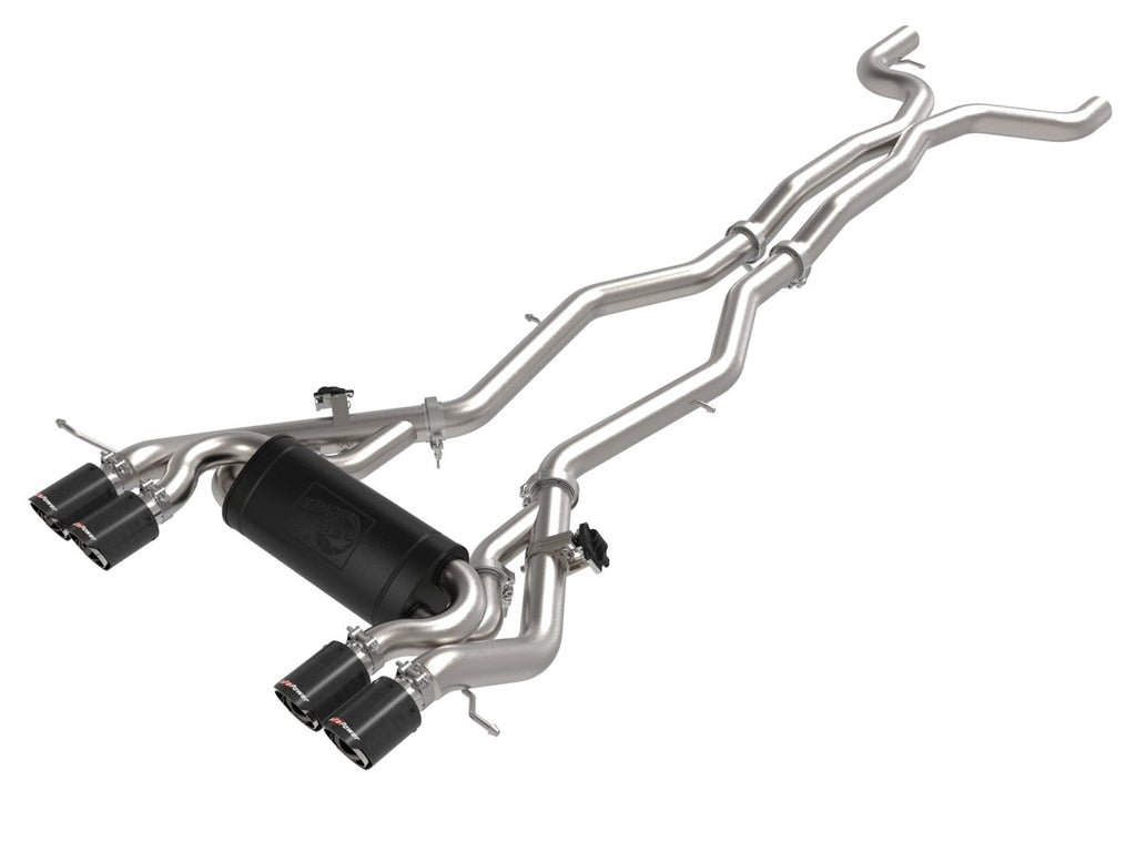 aFe MACHForce XP 304SS Catback Exhaust w/Carbon Tips - BMW M3 / M4 (G8x) 2021-2026