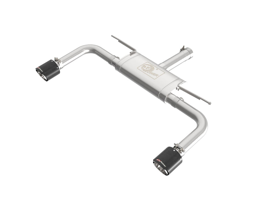 aFe MACHForce XP SS Axle-Back Exhaust w/ Carbon Tips - BMW 228i Gran Coupe 2.0T (F44) 2021-2024