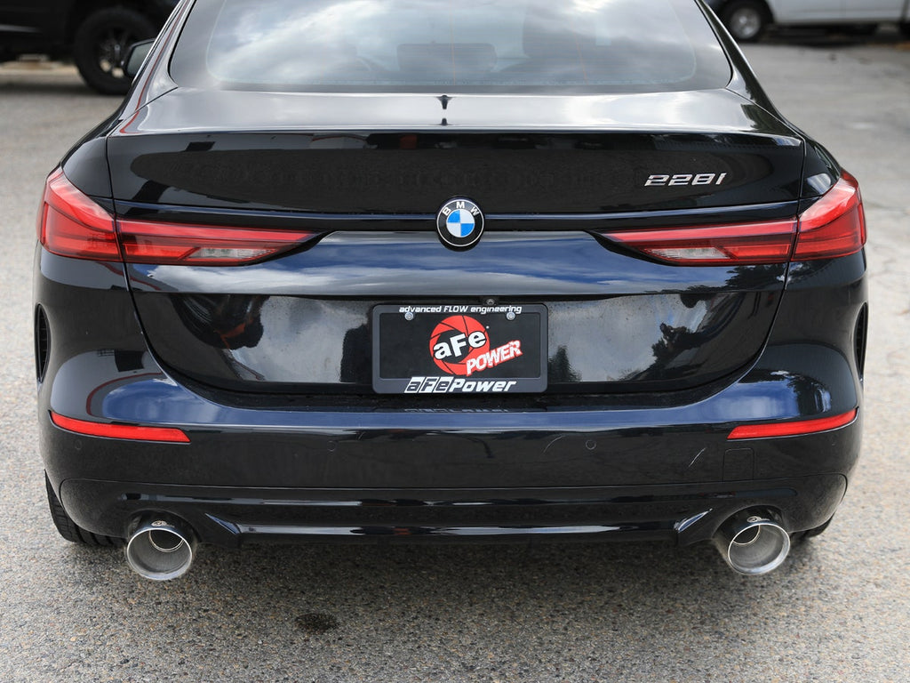 aFe MACHForce XP SS Axle-Back Exhaust w/ Polished Tips - BMW 228i Gran Coupe 2.0T (F44) 2021-2024