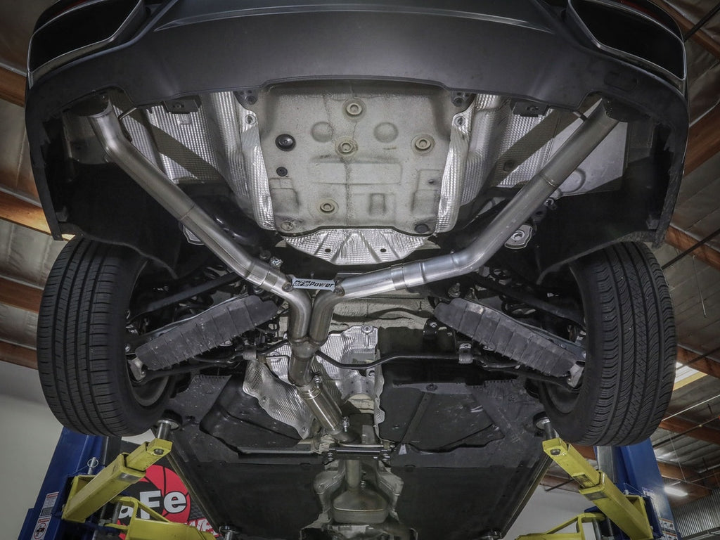 aFe MACH Force-Xp 3in to 2-1/2in 304 SS Axle-Back Exhaust System - Audi A4 2.0T 2020-2025