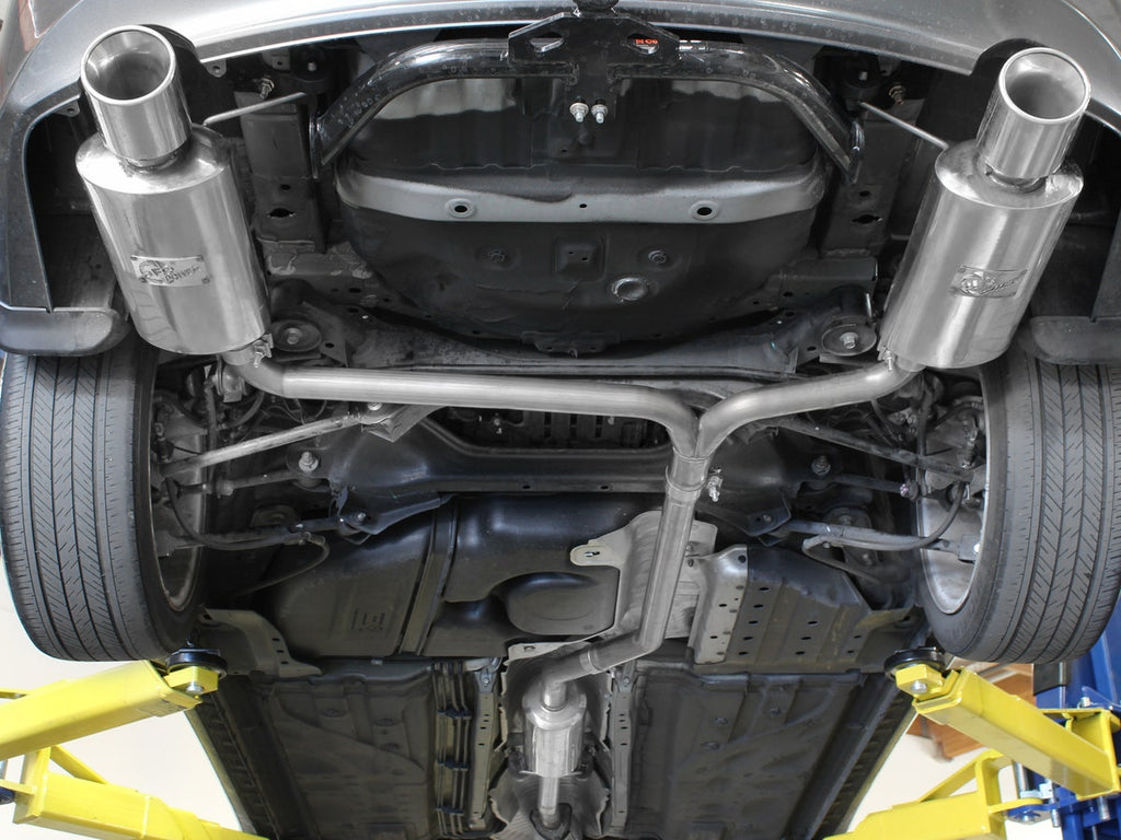 aFe Takeda 2.25" to 2" 304SS Catback Exhaust w/Polished Tips - Honda Accord Coupe 3.5L 2008-2012