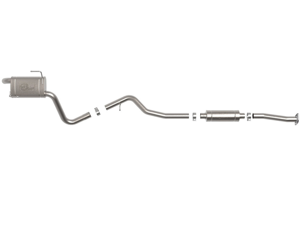 aFe POWER Takeda 2.5in 304SS Cat-bck Exhaust - Subaru Outback 2.5L 2010-2014