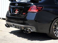 Load image into Gallery viewer, aFe Takeda 3in to 2-1/2in Stainless Catback Exhaust w/ Carbon Fiber Tip - Subaru WRX / STi 2015-2021