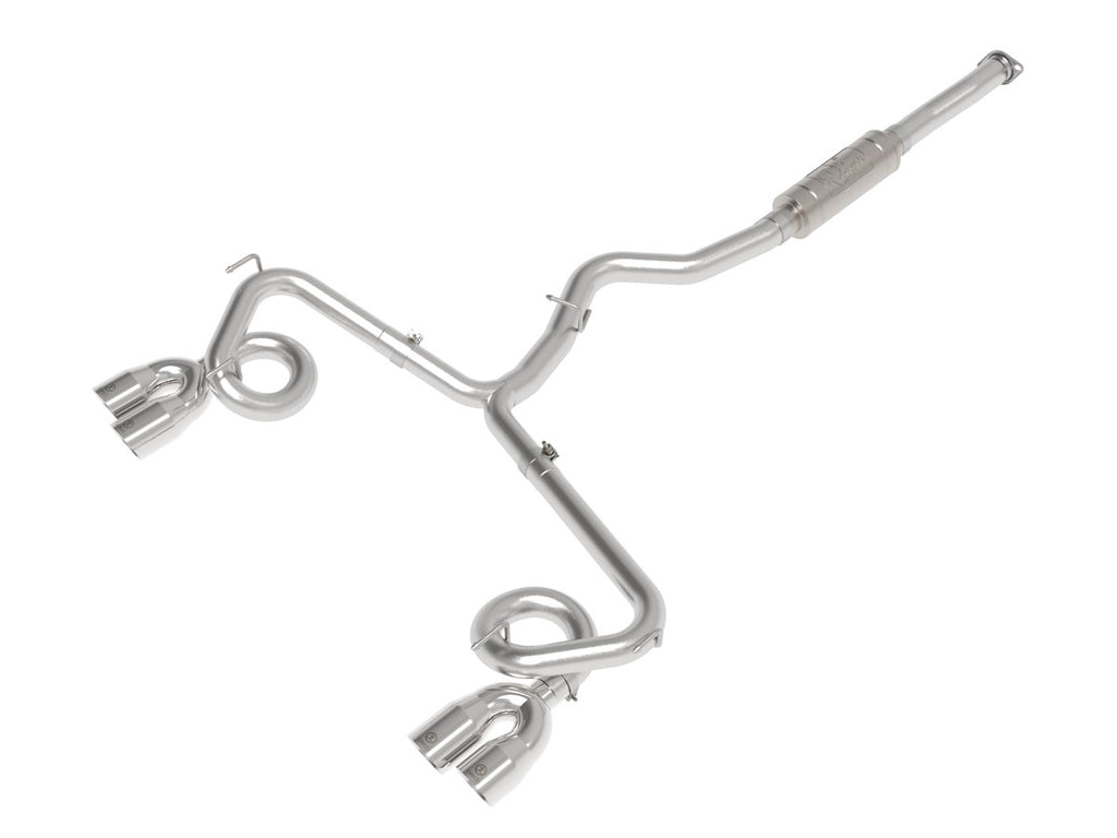 aFe Takeda 3in to 2-1/2in Stainless Catback Exhaust w/ Polished Tip - Subaru WRX / STi 2015-2021