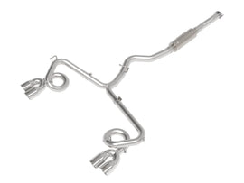 aFe Takeda 3in to 2-1/2in Stainless Catback Exhaust w/ Polished Tip - Subaru WRX / STi 2015-2021