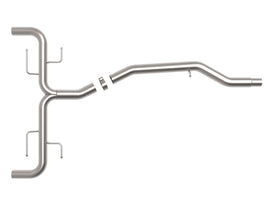 aFe MACH Force-Xp 3 IN to 2-1/2 IN 304 Stainless Steel Axle-Back Exhaust System - Alfa Romeo Giulia 2.0T 2017-2024