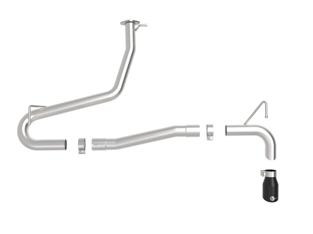 aFe Takeda 2.5" 304SS Axle-Back Exhaust w/ Black Tip (No Muffler) - Hyundai Kona AWD 1.6T 2018-2023