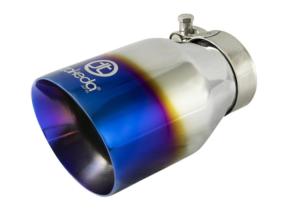 aFe Takeda 2.5" 304 SS Axle-Back Exhaust w/ Blue Torched Tips - Hyundai Veloster Turbo 2013-2017