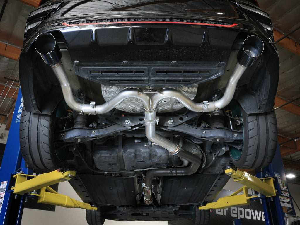 aFe 3in-2.5in 304 Stainless Steel Axle-Back Exhaust w/ Black Tips - Kia Forte GT 1.6T 2020-2021