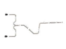 Load image into Gallery viewer, aFe 20-21 Kia Forte GT 1.6L 3in-2.5in 304 Stainless Steel Cat-Back Exhaust w/ Black Tips