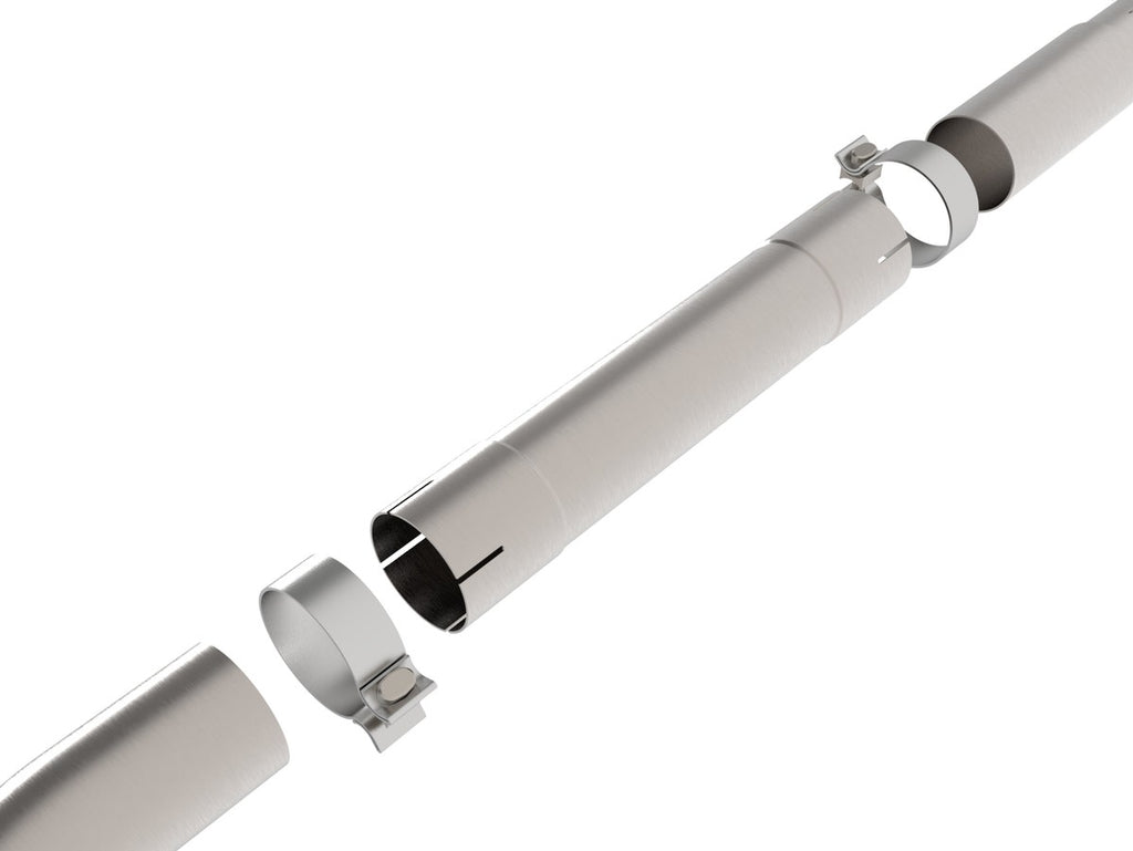 aFe Takeda 3in 304 Stainless Steel Mid-Pipe - Kia Forte GT 1.6T 2020-2024