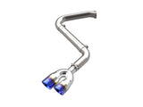 aFe Takeda 3in. SS Axle-Back Exhaust System w/Blue Flame Tips - Hyundai Elantra N-Line 1.6T 2021-2025