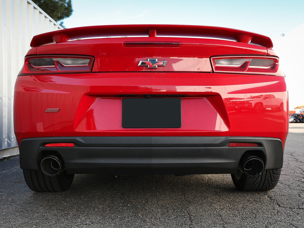 aFe MACH Force-Xp 2.5" 409SS Axle-Back Exhaust System w/ Carbon Fiber Tips - Chevrolet Camaro SS 2016-2023