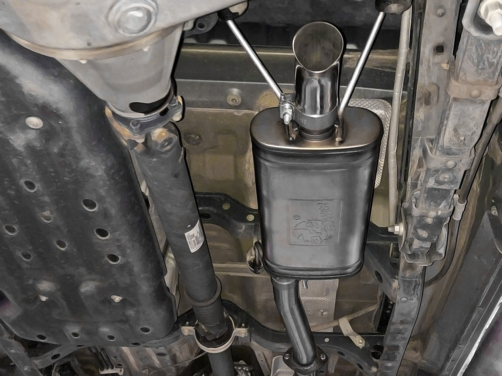 aFe ROCK BASHER 2.5" 409SS Catback Exhaust - Toyota Tacoma 2.7L/3.5L 2016-2023
