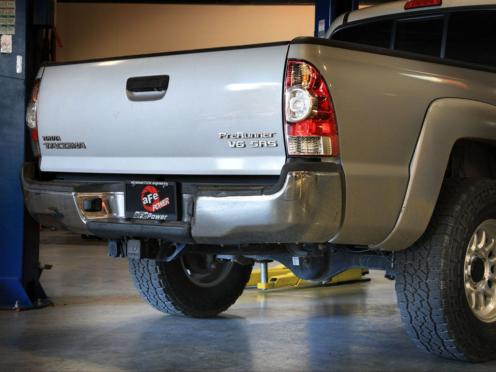 aFe Rock Basher 2.5in 409SS Hi-Tuck Catback Exhaust System - Toyota Tacoma 4.0L 2005-2015
