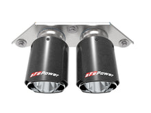 Load image into Gallery viewer, aFe Power Mach Force Xp 4" 304SS Bolt-On Carbon Fiber Exhaust Tips - Porsche 911 GT3 2014-2019