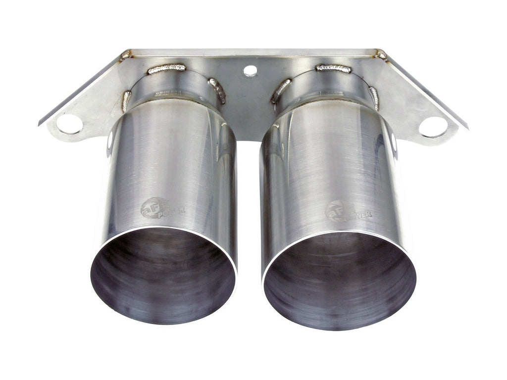 aFe Power Mach Force Xp 4" 304SS Bolt-On Brushed Exhaust Tips - Porsche 911 GT3 2014-2019