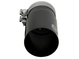 aFe MACH Force-Xp 3-1/2 IN 304 Stainless Steel Black Exhaust Tip - Universal