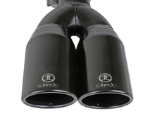 Load image into Gallery viewer, aFe Takeda 304 SS Black Clamp-on Exhaust Tip - 2-1/2in Inlet x 3-1/2in Outlet X 12in Length Universal