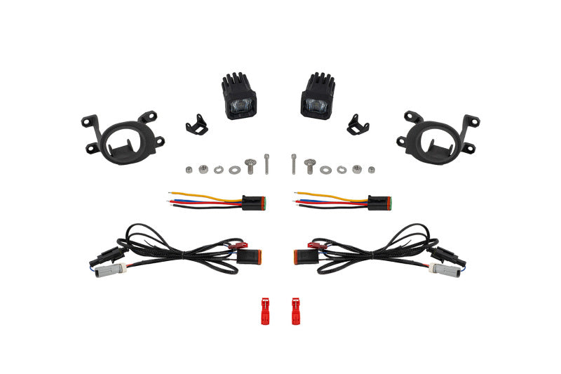 Diode Dynamics SSC1 LED Fog Light Kit (White SAE Fog) - Toyota GR Corolla 2023+