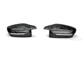 Akrapovic Matte Chopped Carbon Fiber Mirror Cap Set - BMW M2 Coupe (G87) 2023+