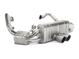 Akrapovic Titanium Slip-On Line Exhaust w/ Titanium Tips - Porsche Boxster (981) 2013-2016 / Cayman (981) 2014-2016