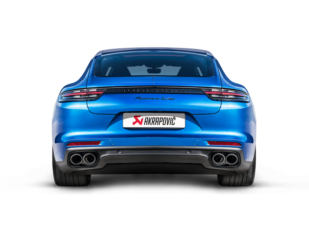 Akrapovic Titanium Evolution Line Cat Back Exhaust w/ Carbon Tips - Porsche Panamera GTS / Turbo (971) 2017-2023