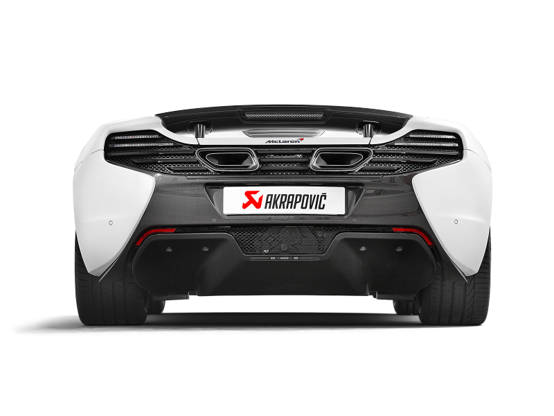 Akrapovic Titanium Slip-On Line Exhaust w/ Carbon Tips - McLaren 650S/650S Spyder 2015-2016